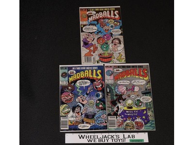 Madballs Limited Three-Issue Series # 1-3 Marvel Star Comics 1986 Vintage