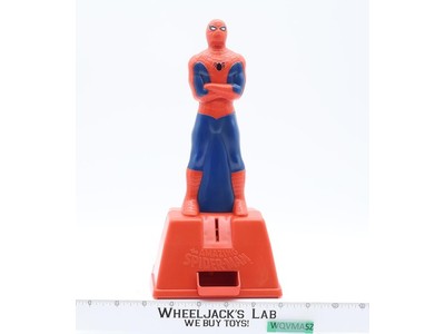 The Amazing Spider-Man Gumball Machine 1980 11" Hasbro Vintage Toy