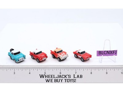 Lot of 4 Classic Collection Cars 1988-89 Vintage Galoob Micro Machines
