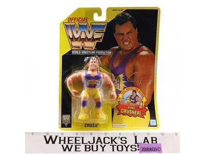 Crush W/ Kona Crusher WWF Wrestling 1993 Hasbro Action Figure NEW MOSC SEALED
