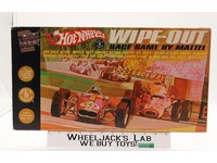 Hot Wheels Wipe-Out Race Game 1968 Mattel Board Game Vintage Complete