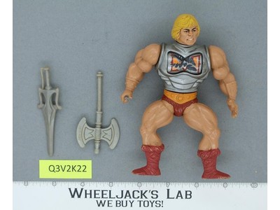 Battle Armor He-Man 100% Complete Masters of the Universe MOTU 1984 Mattel