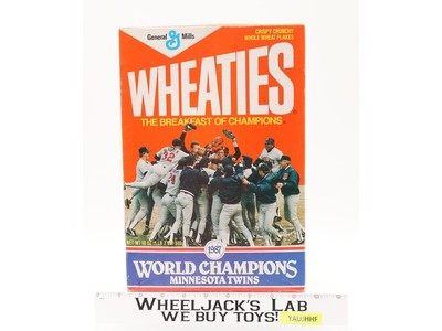 Wheaties World Series Champions Minnesota Twins 18oz General Mills 1987 SEALED