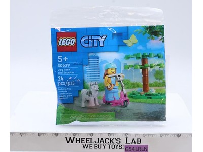 #30639 Dog Park & Scooter Polybag 2023 Lego City NEW SEALED