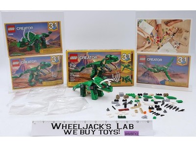 #31058 Mighty Dinosaurs 100% Complete W/ Box + Manual 3 in 1 Creator 2017 Lego