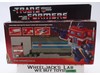 Optimus Prime W/BOX & INSERT 100% Complete 1984 Vintage G1 Transformers Figure