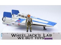 Resistance A-Wing Fighter W/ Tallie Complete Star Wars Force Link 2016 Hasbro