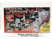 Metroplex W/BOX & INSERT 100% Complete 1985 Vintage G1 Transformers Figure