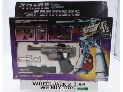 Megatron 100% Complete W/BOX & INSERT G1 Transformers Hasbro 1984 Figure
