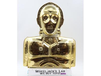 C-3PO Action Figure Storage Case W/ INSERT Star Wars 1983 Kenner Vintage