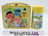 Sesame Street Metal Lunch Box W/Thermos 1979 Aladdin Industries Vintage