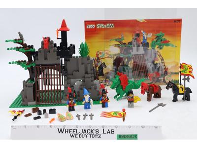#6076 Dark Dragon's Den 100% Complete W/ Manual 1993 Lego Dragon Knights