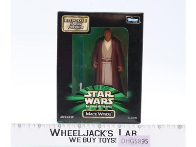 Mace Windu Sneak Preview Ep 1 Star Wars POTF 1998 Kenner Figure NEW SEALED