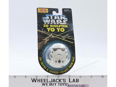 3D Sculpted Stormtrooper YoYo Star Wars 1995 Toybiz NEW SEALED