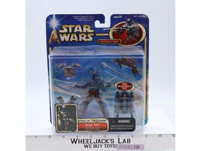 Jango Fett Electronic Jetpack Star Wars Attack of the Clones Hasbro NEW SEALED