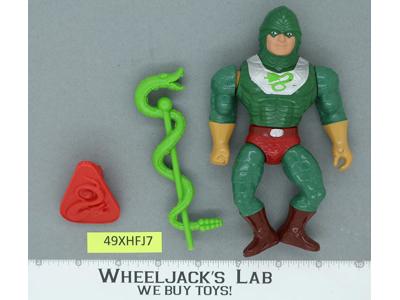 King Hiss 100% Complete He-Man Masters of the Universe MOTU 1985 Mattel Vintage