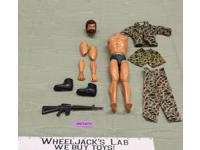 Land Adventurer Flocked Brown Hair Beard 12" GI Joe Hasbro 1975 Vintage Figure