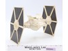 Imperial Tie Fighter WHITE 100% Complete Star Wars 1978 Vintage Kenner Vehicle