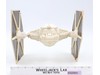 Imperial Tie Fighter WHITE 100% Complete Star Wars 1978 Vintage Kenner Vehicle