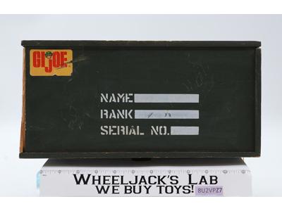 GI Joe Wooden Footlocker 1964 Vintage Action Figure Accessory