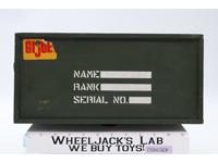 G.I. Joe Wooden Footlocker 1964 Hasbro Vintage Action Figure Accessory