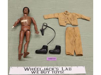Black Adventurer Flocked Black Hair 12" GI Joe 1964 Hasbro