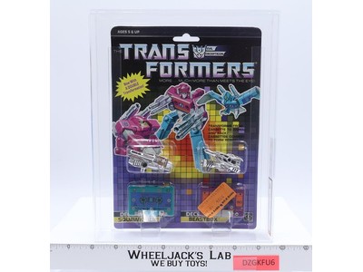Squawktalk / Beastbox AFA GRADED 80+ 80/85/90 G1 Transformers Hasbro NEW SEALED