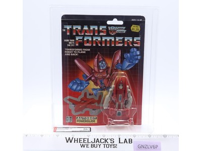 Powerglide AFA GRADED 80+ 80/85/90 G1 Transformers 1985 Hasbro NEW SEALED
