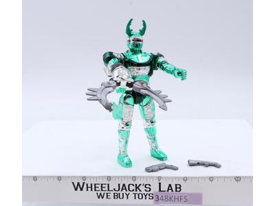 Green Hunter Beetleborg Pinching Claw 1996 Bandai Vintage 6" Action Figure