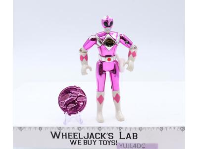 The Movie Ed Metallic Pink Ranger Coin MMPR Power Ranger 1995 Bandai 5.5" Figure
