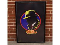 Dick Tracy #1 Poster 35" X 23" #1682 Walt Disney Company Black Profile