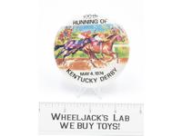 1974 Kentucky Derby Pin Pinback Button RUN FOR THE ROSES Horse Racing Souvenir