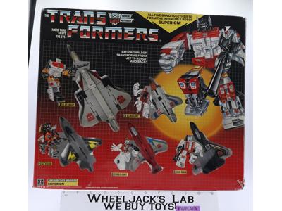 Superion Giftset 100% Complete W/Original Box & Insert 1986 G1 Transformers