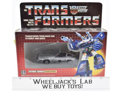 Bluestreak MIB 100% Complete D 1985 Vintage Hasbro Action Figure G1 Transformers
