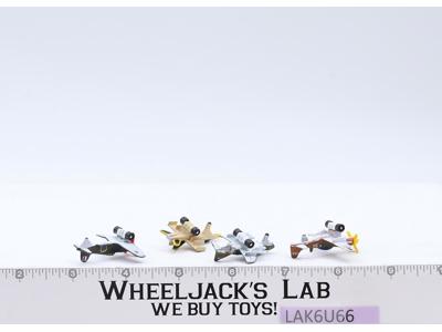 Lot of 4 Military Airplanes 1988-89 Vintage Galoob Micro Machines