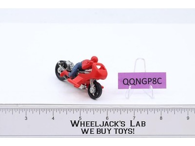 Spider-Man Spiderbike #57 w/ Figure Corgi Juniors 1979 Vtg Motorcycle