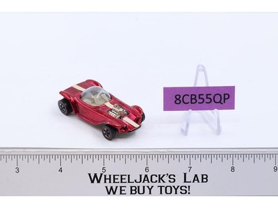 Beatnik Bandit Spectraflame ROSE w/ White Int 1968 Hot Wheels Mattel Vtg Redline