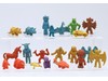 Lot of 33 Soft Plastic / VINTAGE Rubber Monsters Figures Dinosaurs Diener Toys