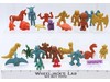Lot of 33 Soft Plastic / VINTAGE Rubber Monsters Figures Dinosaurs Diener Toys