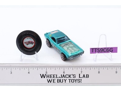 Bye Focal Aqua Hot Wheels 1970 Mattel Redline RL HK w/ Button w/ Injectors NICE!