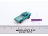 Bye Focal Aqua Hot Wheels 1970 Mattel Redline RL HK w/ Button w/ Injectors NICE!