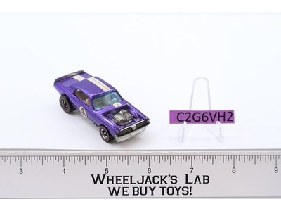 Nitty Gritty Kitty Purple w/ White Interior Hot Wheels 1969 1970 Redline Vtg HK