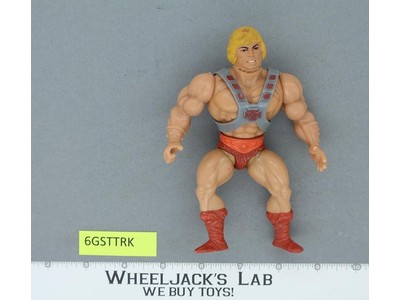 He-Man Soft Head Masters of the Universe 1982 MOTU Mattel Vintage Action Figure