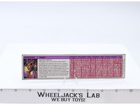 Thrust Action Figure Tech Spec 1985 Vintage Hasbro G1 Transformers