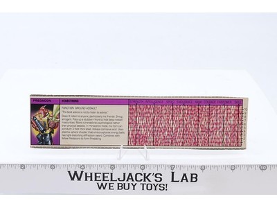 Headstrong Action Figure Tech Spec 1986 Vintage Hasbro G1 Transformers