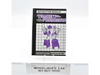 Dreadwind Action Figure Instruction Manual 1988 Hasbro G1 Transformers