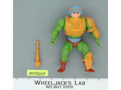 Man-At-Arms RED DOT VARIANT 100% Complete He-Man Masters Of The Universe Mattel