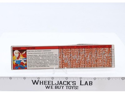 Sky Lynx Action Figure Tech Spec 1986 Vintage Hasbro G1 Transformers