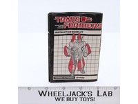 Jetfire Instructions Manual Booklet 1984 Hasbro G1 Transformers Vintage Figure