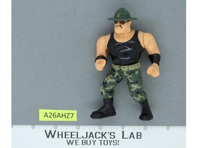Sgt. Slaughter 100% Complete WWF WWE Wrestling 1991 Hasbro Vintage Action Figure